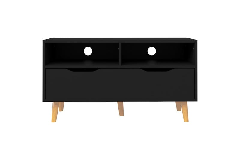 TV-taso musta 90x40x48,5 cm lastulevy - Huonekalut - TV- & Mediakalusteet - Tv taso & Mediataso