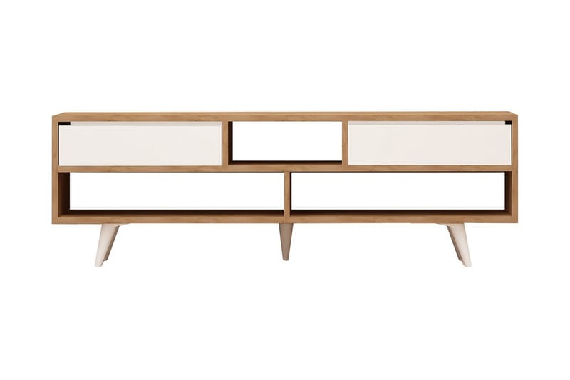 TV-taso Naidaj 140 cm - Ruskea/Valkoinen - Huonekalut - TV- & Mediakalusteet - Tv taso & Mediataso