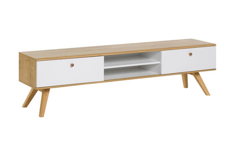 TV-taso Nature 179,5 cm Valkoinen/Luonnonväri - VOX - Huonekalut - TV- & Mediakalusteet - Tv taso & Mediataso