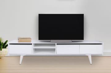 TV-taso Needis 180 cm - Valkoinen - Huonekalut - TV- & Mediakalusteet - Tv taso & Mediataso
