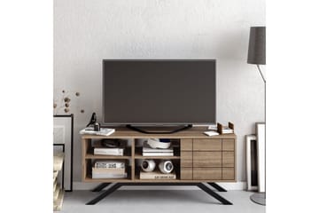 TV-taso Northeim 130 cm - Musta/Tummanruskea - Huonekalut - TV- & Mediakalusteet - Tv taso & Mediataso