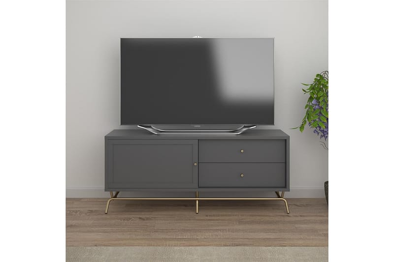 TV-taso Nova 150x48 cm Grafiitinharmaa - CosmoLiving - Huonekalut - TV- & Mediakalusteet - Tv taso & Mediataso
