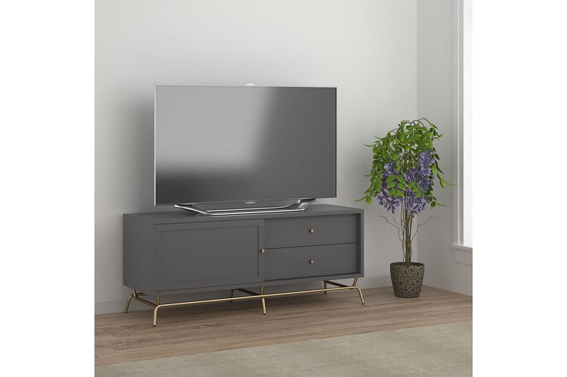 TV-taso Nova 150x48 cm Grafiitinharmaa - CosmoLiving - Huonekalut - TV- & Mediakalusteet - Tv taso & Mediataso
