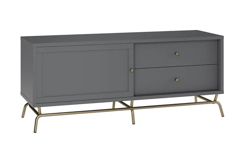TV-taso Nova 150x48 cm Grafiitinharmaa, undefined