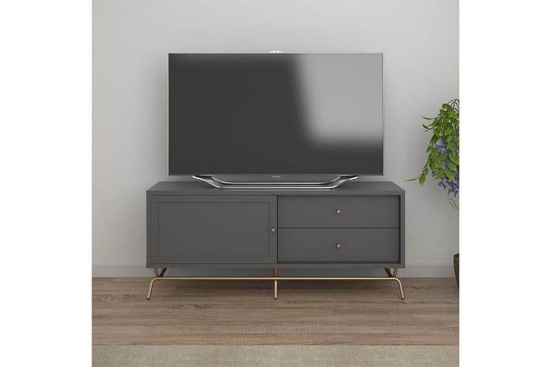 TV-taso Nova 150x48 cm Grafiitinharmaa - Huonekalut - TV- & Mediakalusteet - Tv taso & Mediataso