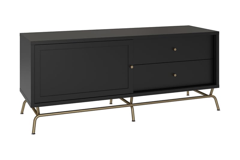 TV-taso Nova 150x50 cm Musta - CosmoLiving - Huonekalut - TV- & Mediakalusteet - Tv taso & Mediataso