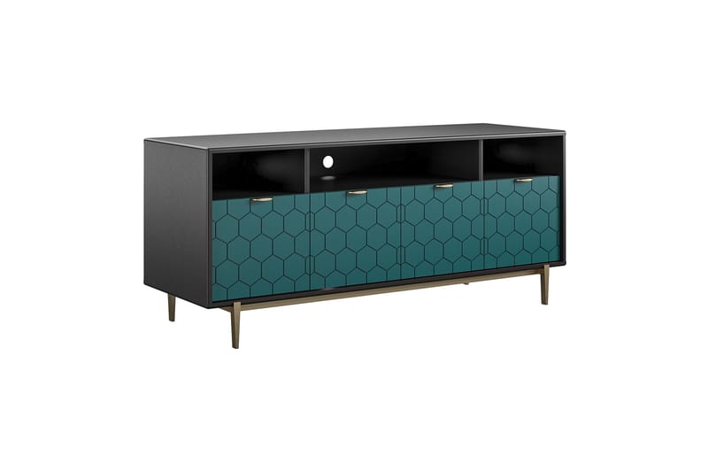TV-taso Olivia 151,4x51 cm Musta - CosmoLiving - Huonekalut - TV- & Mediakalusteet - Tv taso & Mediataso
