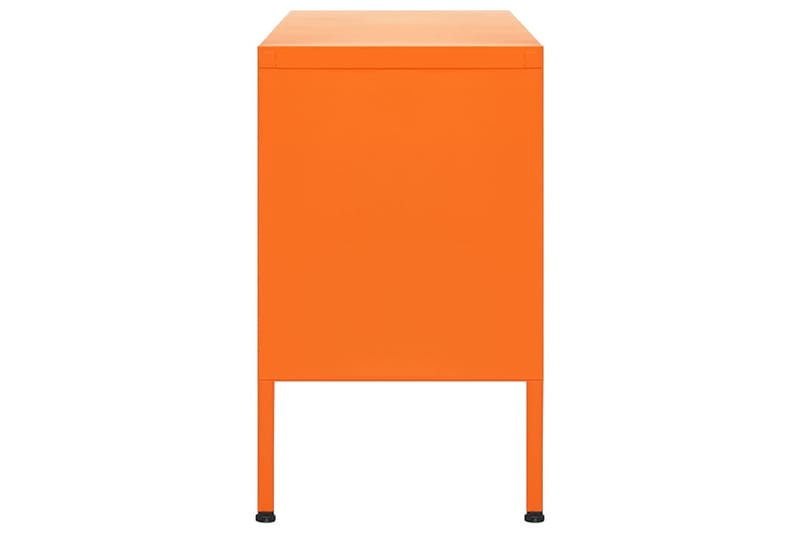 TV-taso oranssi 105x35x50 cm teräs - Huonekalut - TV- & Mediakalusteet - Tv taso & Mediataso