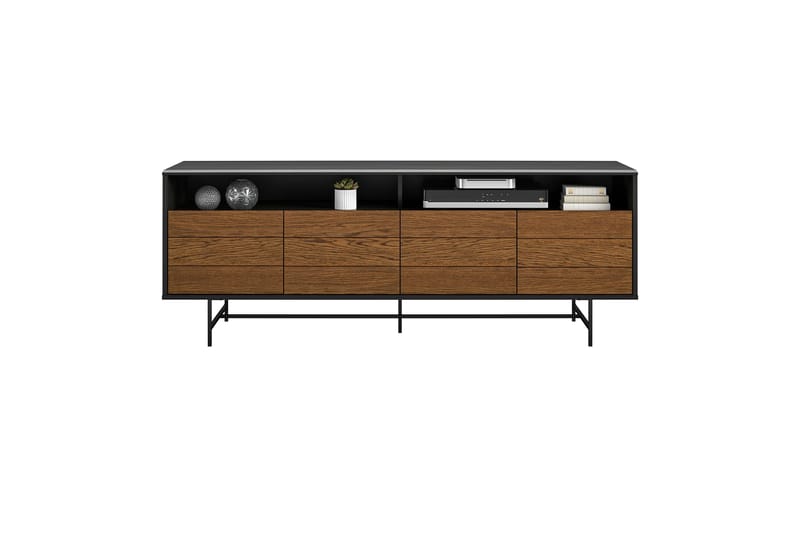 TV-taso Reznor 157,5x49,5 cm Musta/Ruskea - Dorel Home - Huonekalut - TV- & Mediakalusteet - Tv taso & Mediataso