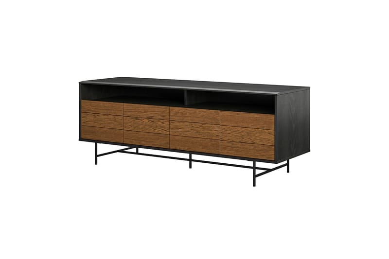 TV-taso Reznor 157,5x49,5 cm Musta/Ruskea - Dorel Home - Huonekalut - TV- & Mediakalusteet - Tv taso & Mediataso