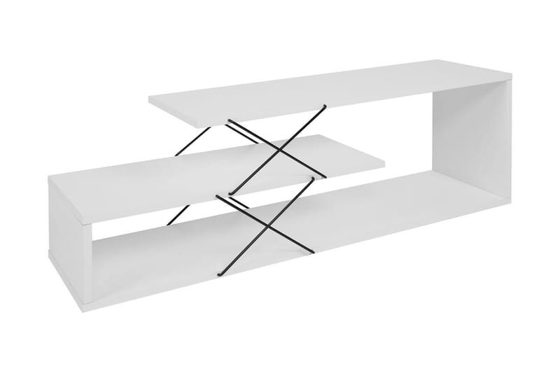 TV-taso Riyana 120 cm - Valkoinen - Tv taso & Mediataso