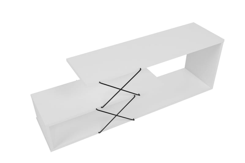 TV-taso Riyana 120 cm - Valkoinen - Tv taso & Mediataso