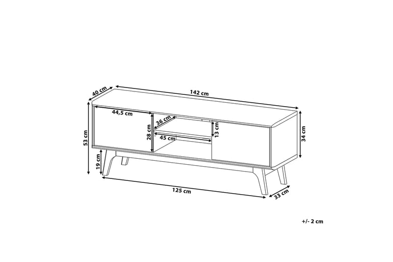 TV-taso Rochester 40x142 cm - Huonekalut - TV- & Mediakalusteet - Tv taso & Mediataso