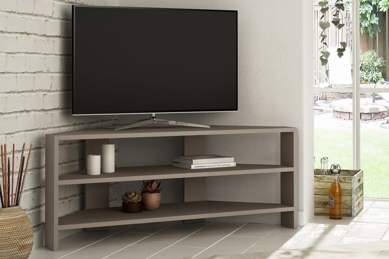 TV-taso Rodger 114 cm - Ruskea - Huonekalut - TV- & Mediakalusteet - Tv taso & Mediataso