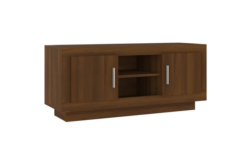 TV-taso ruskea tammi 102x35x45 cm tekninen puu - Ruskea - Huonekalut - TV- & Mediakalusteet - Tv taso & Mediataso