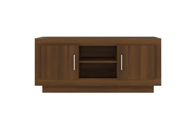TV-taso ruskea tammi 102x35x45 cm tekninen puu - Ruskea - Huonekalut - TV- & Mediakalusteet - Tv taso & Mediataso