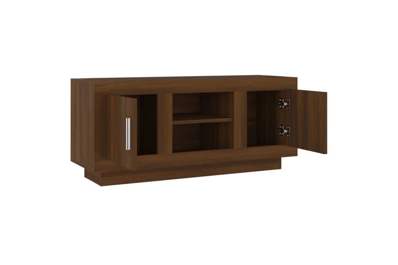 TV-taso ruskea tammi 102x35x45 cm tekninen puu - Ruskea - Huonekalut - TV- & Mediakalusteet - Tv taso & Mediataso