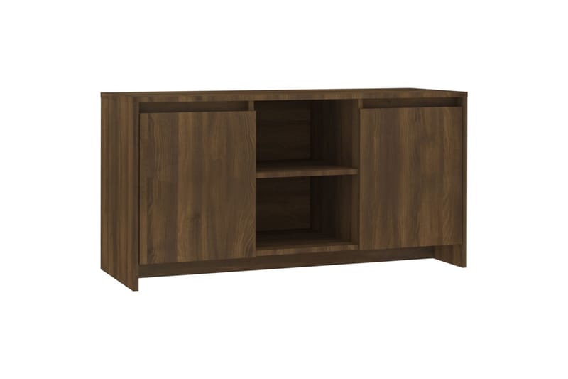 TV-taso ruskea tammi 102x37,5x52,5 cm lastulevy - Ruskea - Huonekalut - TV- & Mediakalusteet - Tv taso & Mediataso