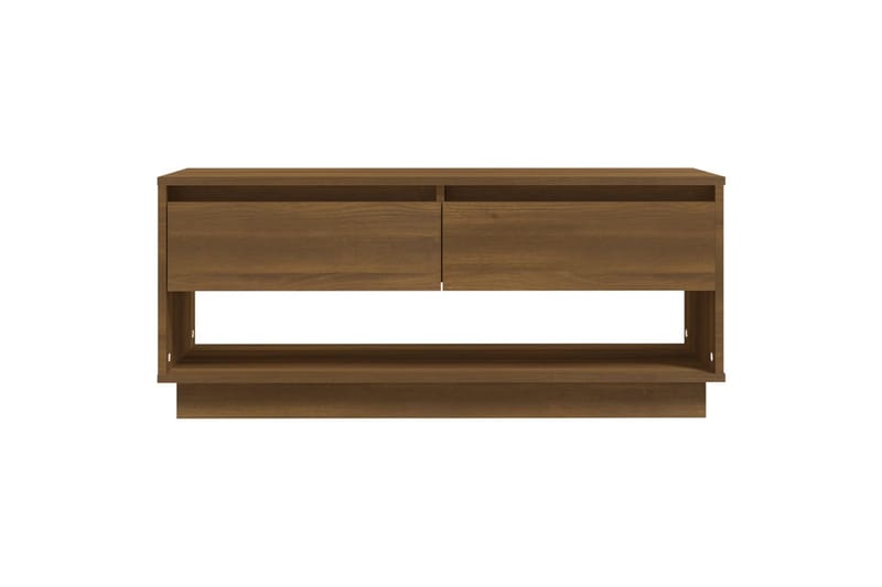 TV-taso ruskea tammi 102x41x44 cm lastulevy - Ruskea - Huonekalut - TV- & Mediakalusteet - Tv taso & Mediataso