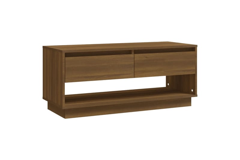TV-taso ruskea tammi 102x41x44 cm lastulevy - Ruskea - Huonekalut - TV- & Mediakalusteet - Tv taso & Mediataso