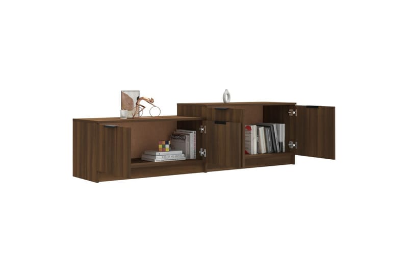 TV-taso ruskea tammi 158,5x36x45 cm tekninen puu - Ruskea - Huonekalut - TV- & Mediakalusteet - Tv taso & Mediataso