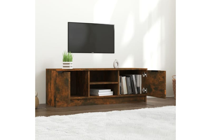 TV-taso savutammi 102x35x36,5 cm tekninen puu - Ruskea - Huonekalut - TV- & Mediakalusteet - Tv taso & Mediataso