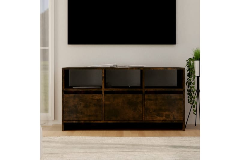 TV-taso savutammi 102x37,5x52,5 cm lastulevy - Ruskea - Huonekalut - TV- & Mediakalusteet - Tv taso & Mediataso