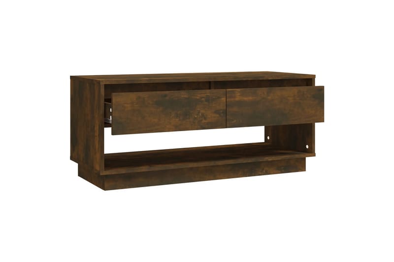 TV-taso savutammi 102x41x44 cm lastulevy - Ruskea - Huonekalut - TV- & Mediakalusteet - Tv taso & Mediataso