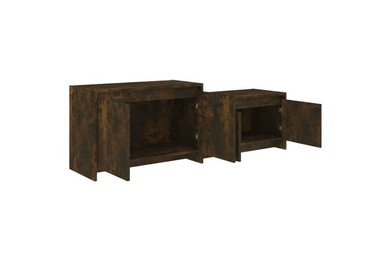 TV-taso savutammi 146,5x35x50 cm lastulevy - Ruskea - Huonekalut - TV- & Mediakalusteet - Tv taso & Mediataso