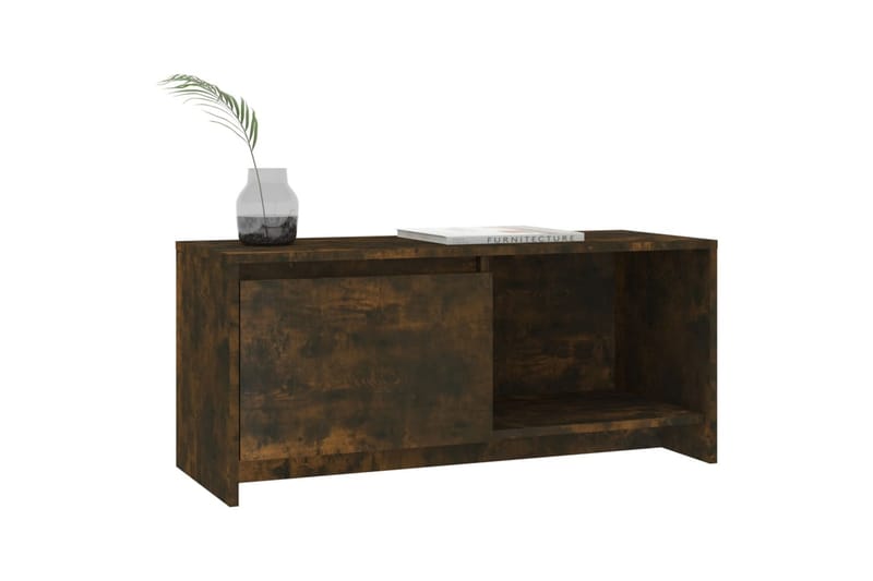 TV-taso savutammi 90x35x40 cm lastulevy - Ruskea - Huonekalut - TV- & Mediakalusteet - Tv taso & Mediataso