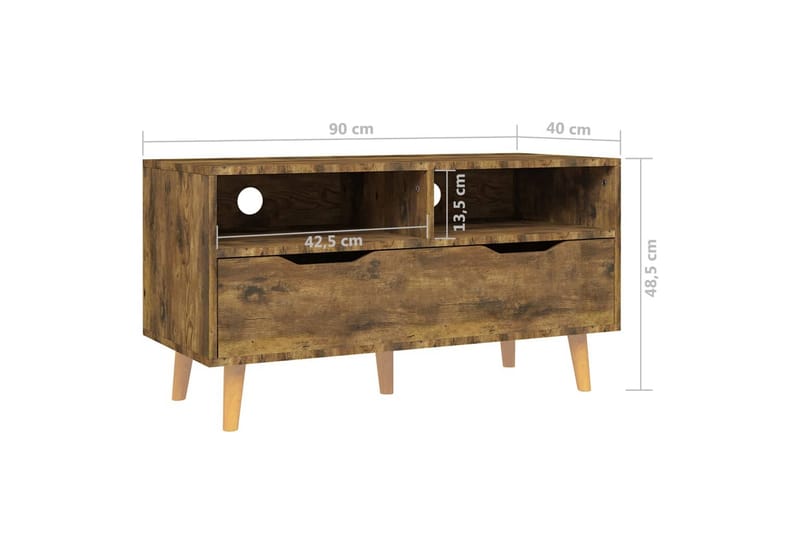 TV-taso savutammi 90x40x48,5 cm lastulevy - Huonekalut - TV- & Mediakalusteet - Tv taso & Mediataso