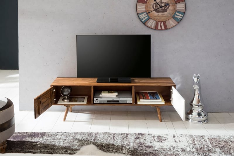 TV-taso Schacherer 140 cm - Puu/Luonnonväri - Huonekalut - TV- & Mediakalusteet - Tv taso & Mediataso
