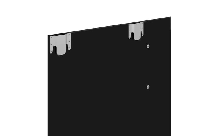 TV-taso seinälle korkeakiilto musta 102x23,5x90cm lastulevy - Musta - Tv taso & Mediataso