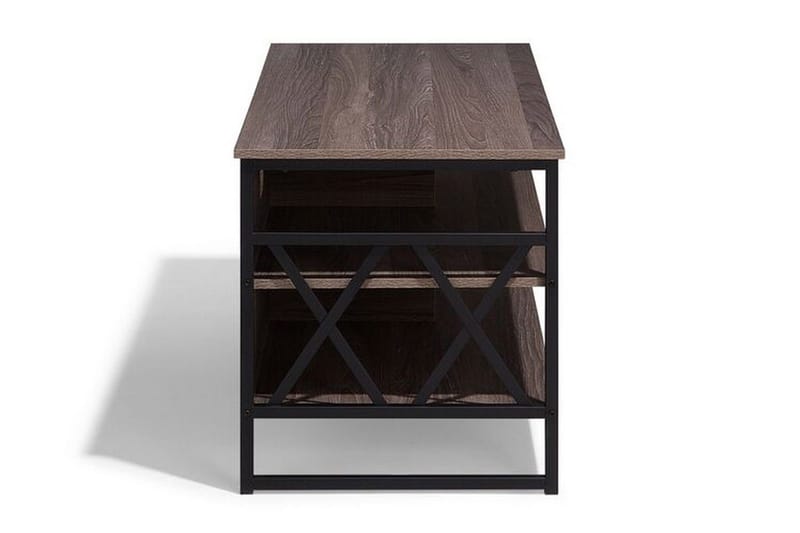 TV-taso Shavina 120 cm - Tummanruskea - Huonekalut - TV- & Mediakalusteet - Tv taso & Mediataso