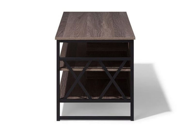 TV-taso Shavina 120 cm - Tummanruskea - Huonekalut - TV- & Mediakalusteet - Tv taso & Mediataso