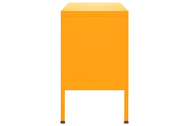 TV-taso sinapinkeltainen 105x35x50 cm teräs - Huonekalut - TV- & Mediakalusteet - Tv taso & Mediataso