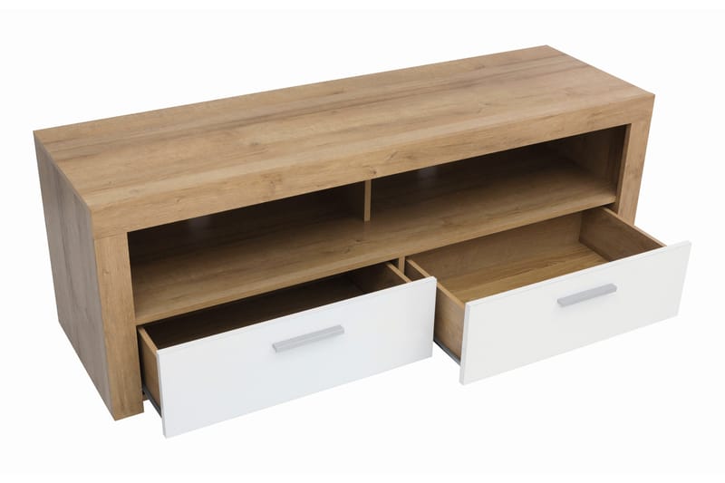 TV-taso Sitar 135 cm - Puu/Luonnonväri/Valkoinen - Huonekalut - TV- & Mediakalusteet - Tv taso & Mediataso