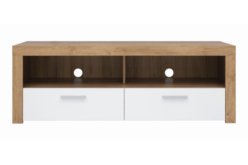 TV-taso Sitar 135 cm, Puu/Luonnonväri/Valkoinen