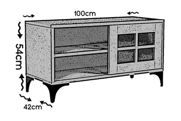 TV-taso Skoglund 100 cm - Huonekalut - TV- & Mediakalusteet - Tv taso & Mediataso