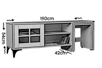 TV-taso Skoglund 150 cm - Huonekalut - TV- & Mediakalusteet - Tv taso & Mediataso