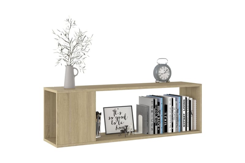 TV-taso Sonoma-tammi 100x24x32 cm lastulevy - Ruskea - Huonekalut - TV- & Mediakalusteet - Tv taso & Mediataso