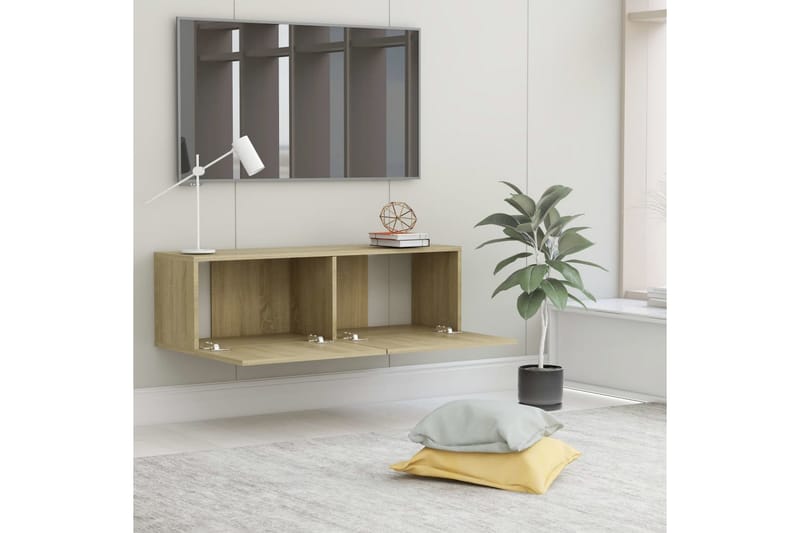 TV-taso Sonoma-tammi 100x30x30 cm lastulevy - Huonekalut - TV- & Mediakalusteet - Tv taso & Mediataso