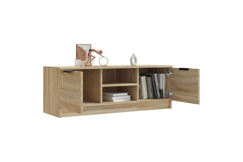 TV-taso Sonoma-tammi 102x35x36,5 cm tekninen puu - Ruskea - Huonekalut - TV- & Mediakalusteet - Tv taso & Mediataso