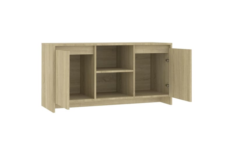 TV-taso Sonoma-tammi 102x37,5x52,5 cm lastulevy - Ruskea - Huonekalut - TV- & Mediakalusteet - Tv taso & Mediataso