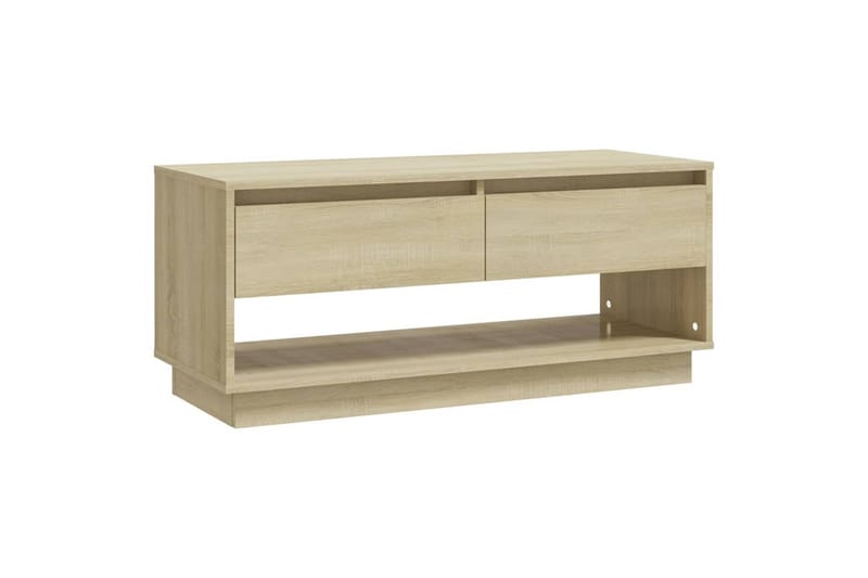 TV-taso Sonoma-tammi 102x41x44 cm lastulevy - Beige - Huonekalut - TV- & Mediakalusteet - Tv taso & Mediataso