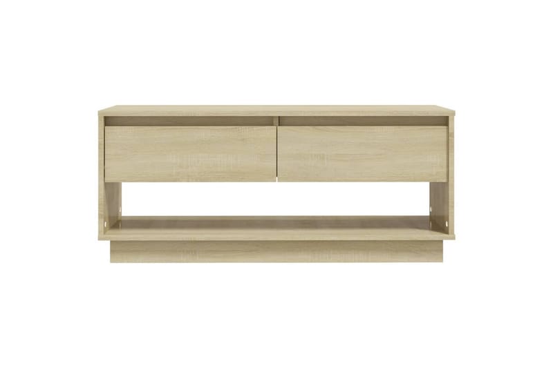 TV-taso Sonoma-tammi 102x41x44 cm lastulevy - Beige - Huonekalut - TV- & Mediakalusteet - Tv taso & Mediataso