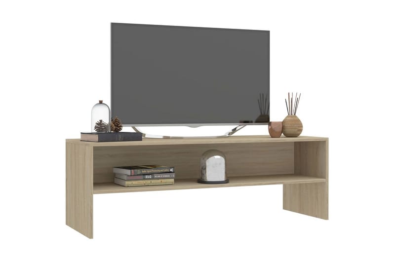 TV-taso Sonoma tammi 120x40x40 cm lastulevy - Ruskea - Huonekalut - TV- & Mediakalusteet - Tv taso & Mediataso