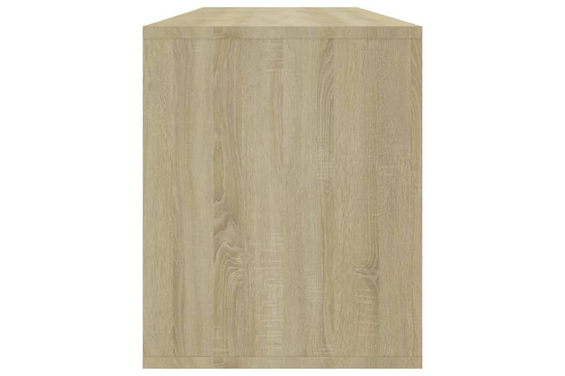 TV-taso Sonoma-tammi 130x35x50 cm lastulevy - Beige - Huonekalut - TV- & Mediakalusteet - Tv taso & Mediataso