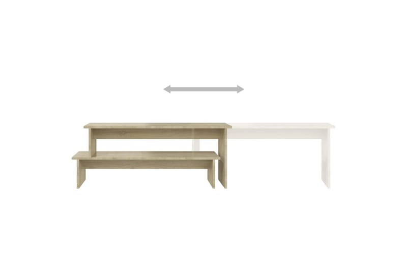 TV-taso Sonoma-tammi 180x30x43 cm lastulevy - Huonekalut - TV- & Mediakalusteet - Tv taso & Mediataso