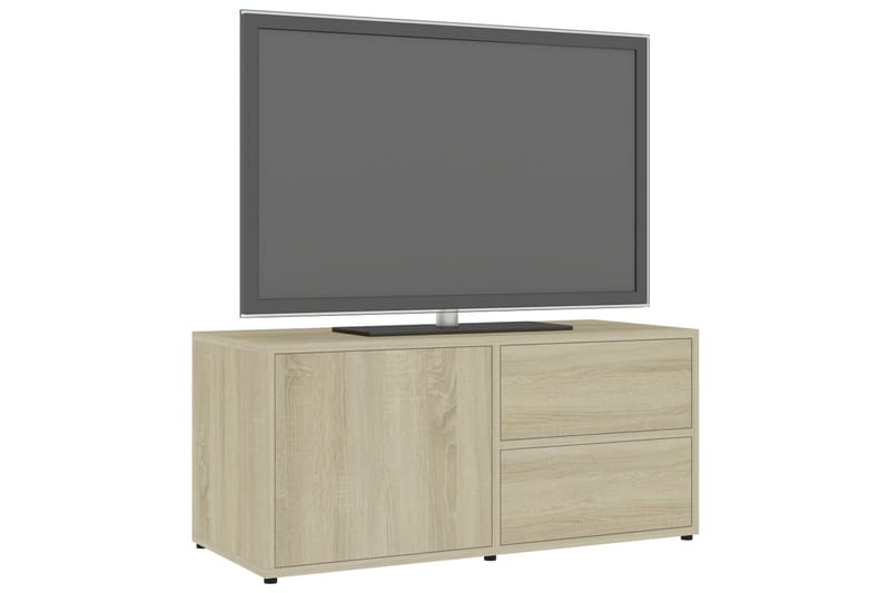 TV-taso Sonoma-tammi 80x34x36 cm lastulevy - Huonekalut - TV- & Mediakalusteet - Tv taso & Mediataso